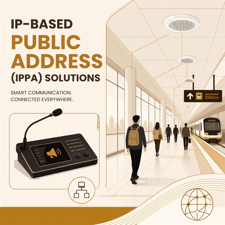 IP-based public address (IPPA) solutions